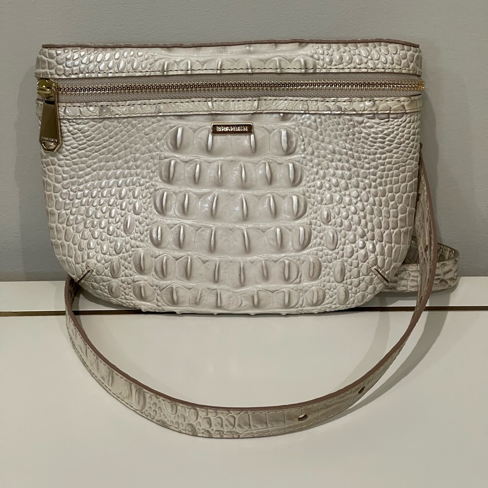 BRAHMIN Crocodile Crossbody